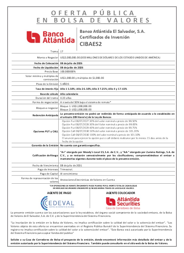 3. Modelo Colocación CIBAES2 17
