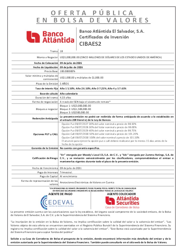 3. Modelo Colocación CIBAES2 18