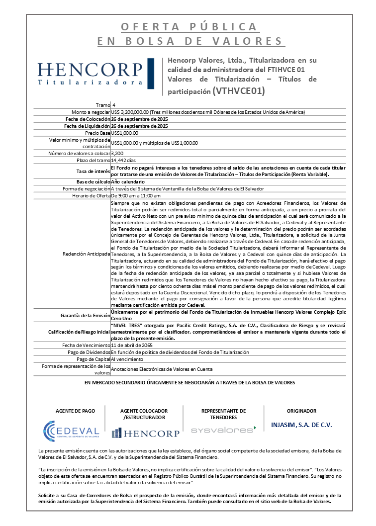 AVISO COLOCACION FTIHVCE01 T4