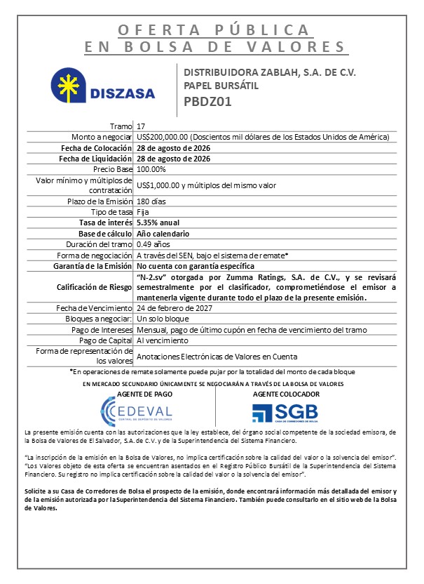 AVISO COLOCACION PBDZ01 T17