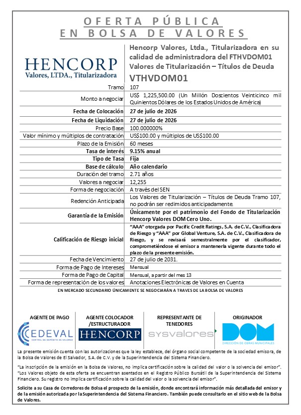 AVISO COLOCACION VTHVDOM01 T107 Corregido