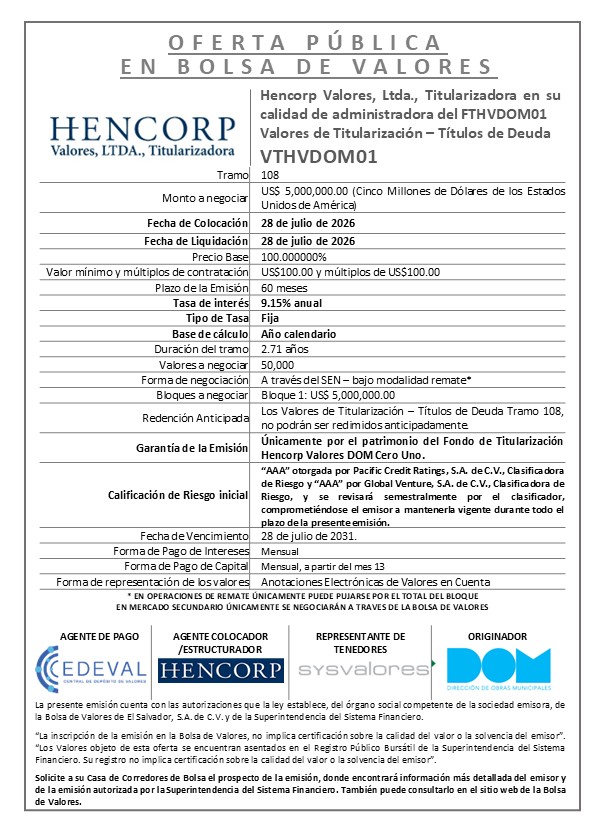 AVISO COLOCACION VTHVDOM01 T108