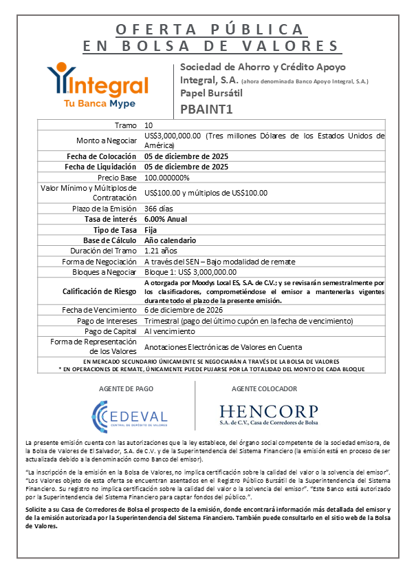 AVISO COLOCACIÓN PBAINT1 T10