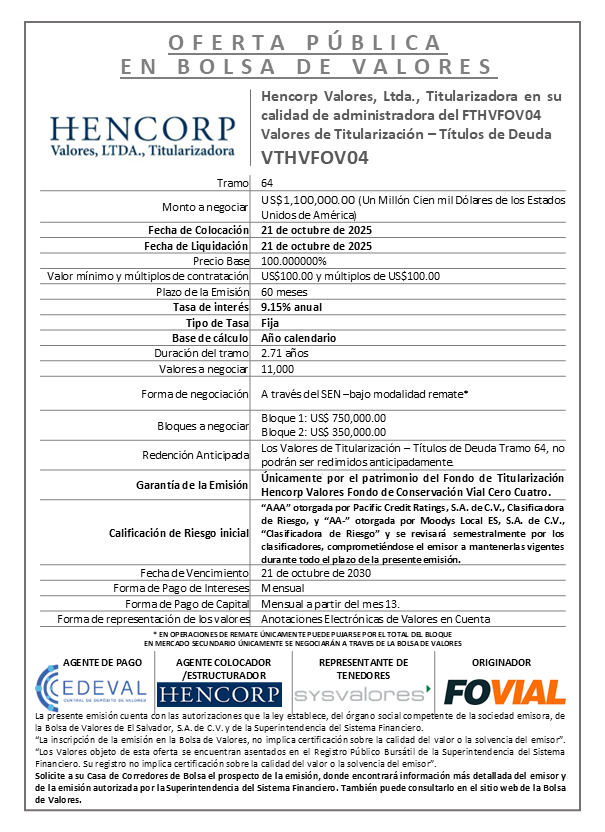 AVISO COLOCACIÓN VTHVFOV04 T64