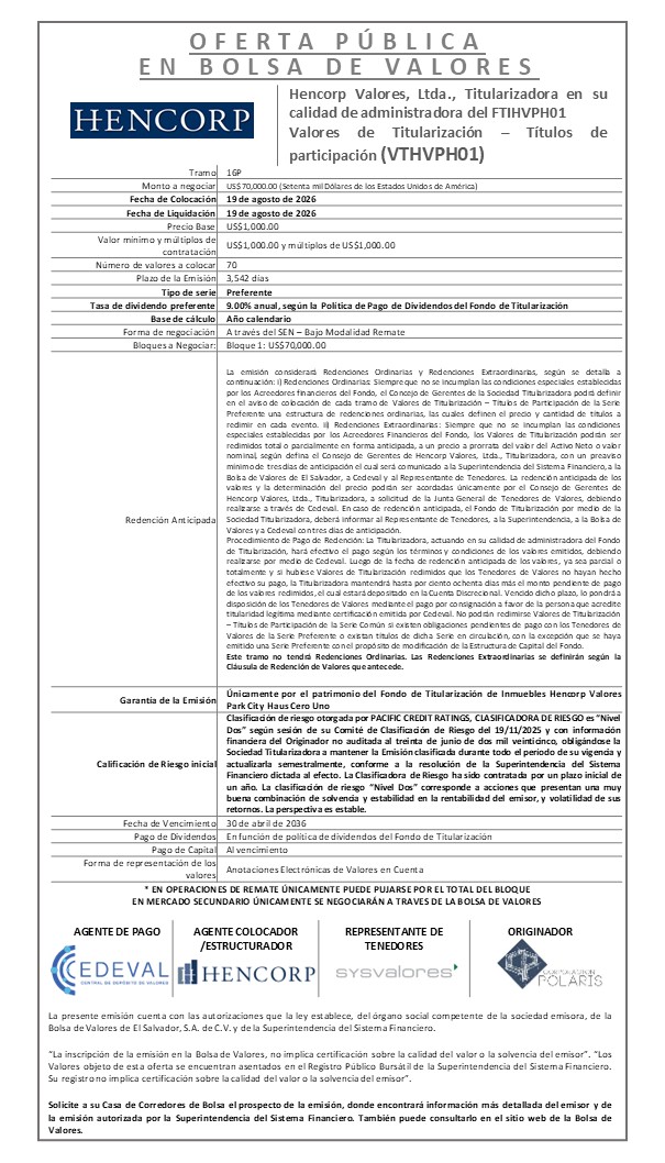 AVISO DE COLOCACION FTIHVPH01 T16P CORREGIDO