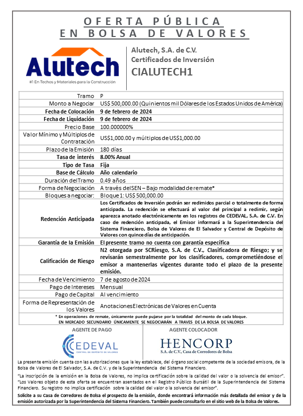 AVISO COLOCACION CIALUTECH1 T P