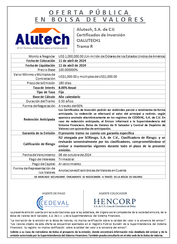 AVISO COLOCACION CIALUTECH1 T R