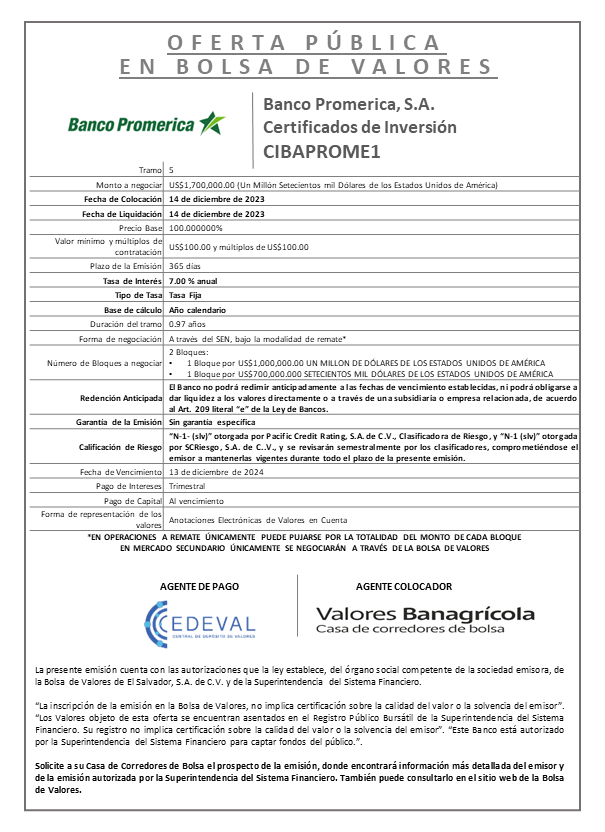 AVISO COLOCACION CIBAPROME1 T 5