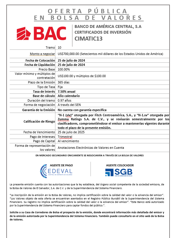 AVISO COLOCACION CIMATIC13 T 10