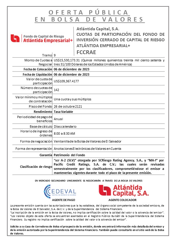 AVISO COLOCACION FCCRAE T 9