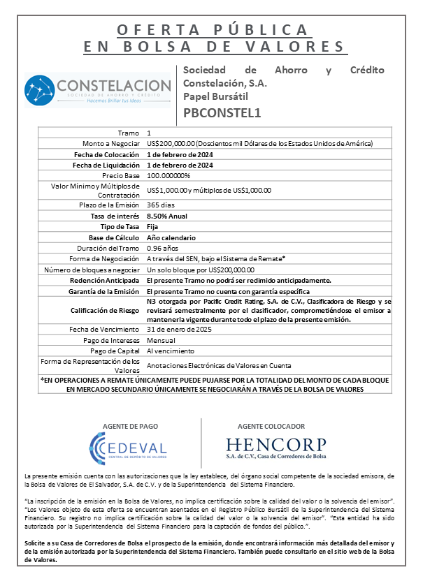 AVISO COLOCACION PBCONSTEL1 T 1