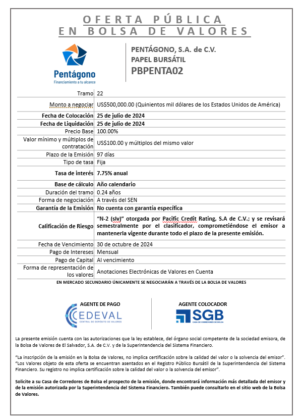 AVISO COLOCACION PBPENTA02 T 22