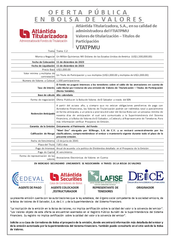 AVISO COLOCACION VTATPMU T C.2