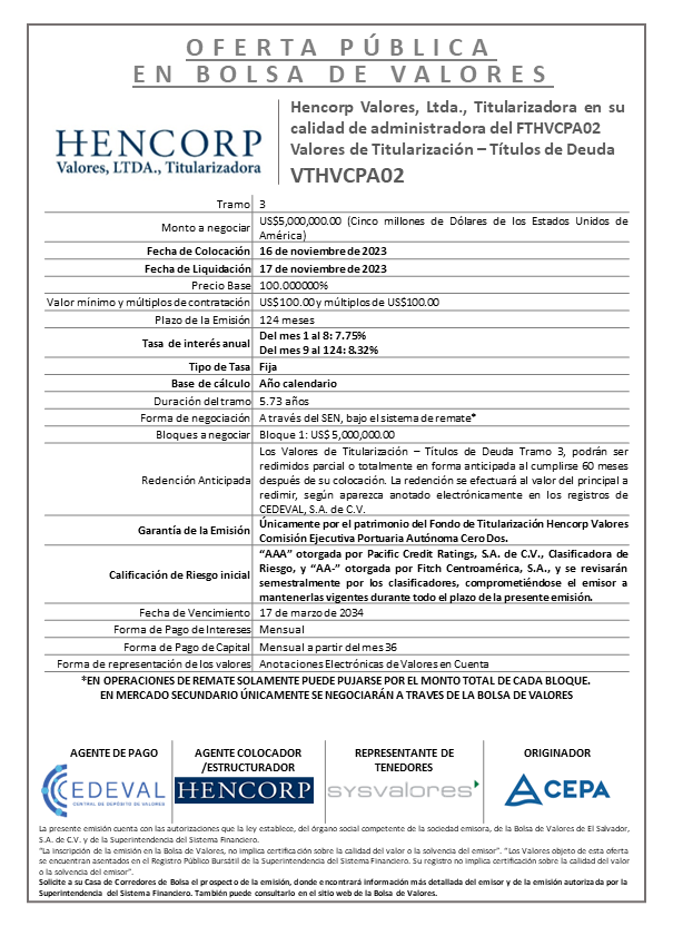 AVISO COLOCACION VTHVCPA02 T 3