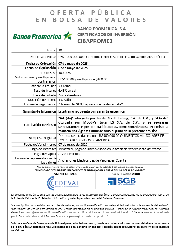 AVISO COLOCACION CIBAPROME1 T 10