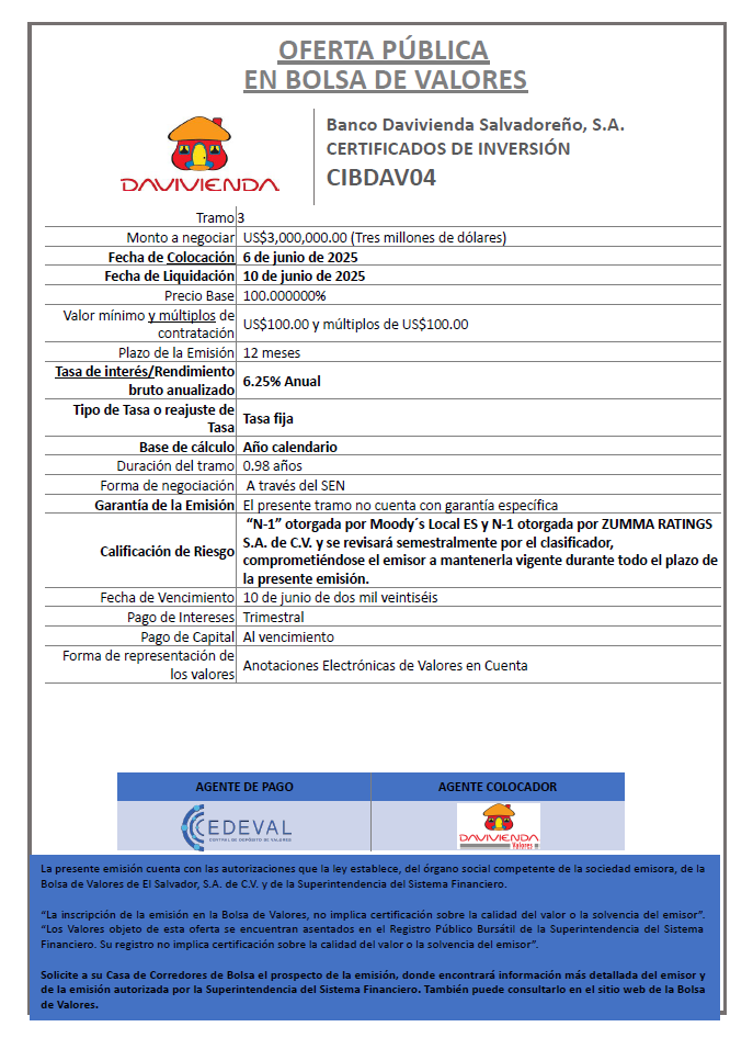 AVISO COLOCACION CIBDAV04 T 3