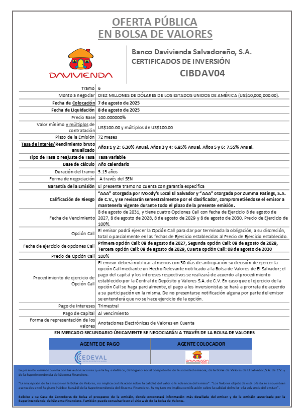 AVISO COLOCACION CIBDAV04 T 6