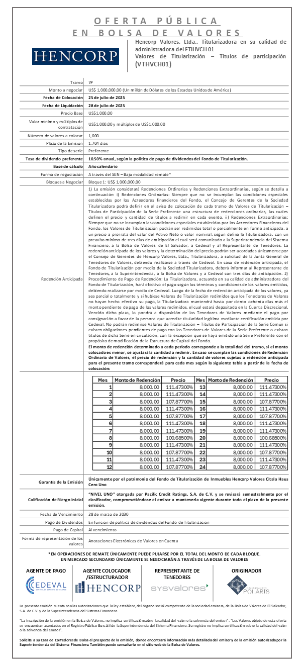 AVISO COLOCACION FTIHVCH01 T 7