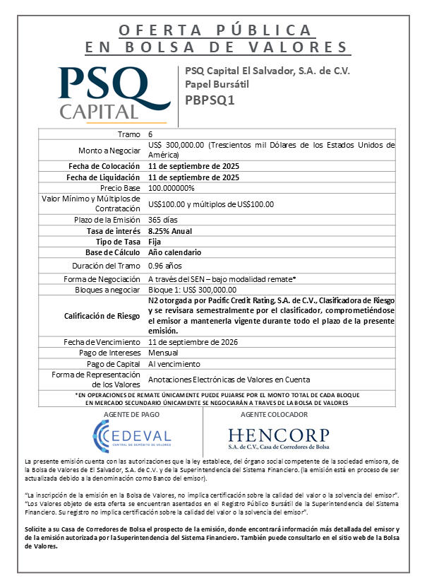 AVISO COLOCACION PBPSQ1 T 6
