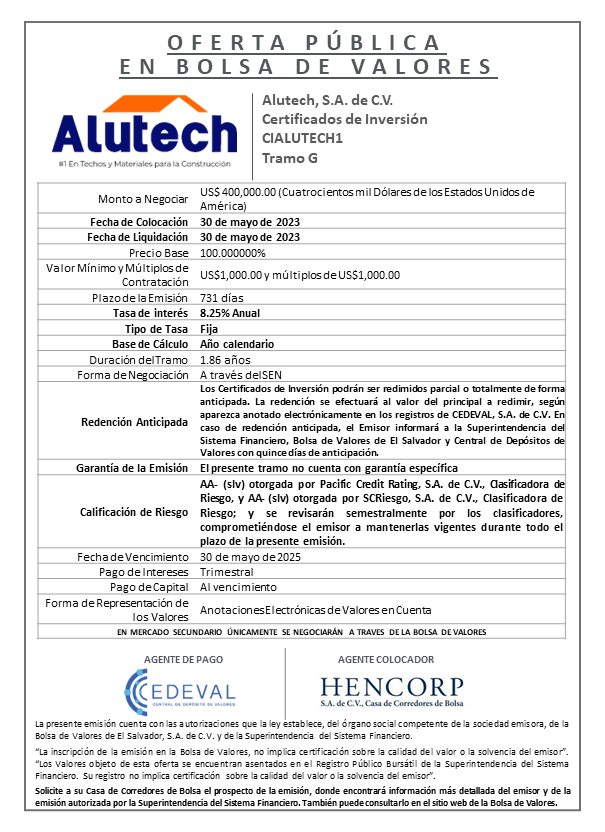 AVISO COLOCACION CIALUTECH1 T G