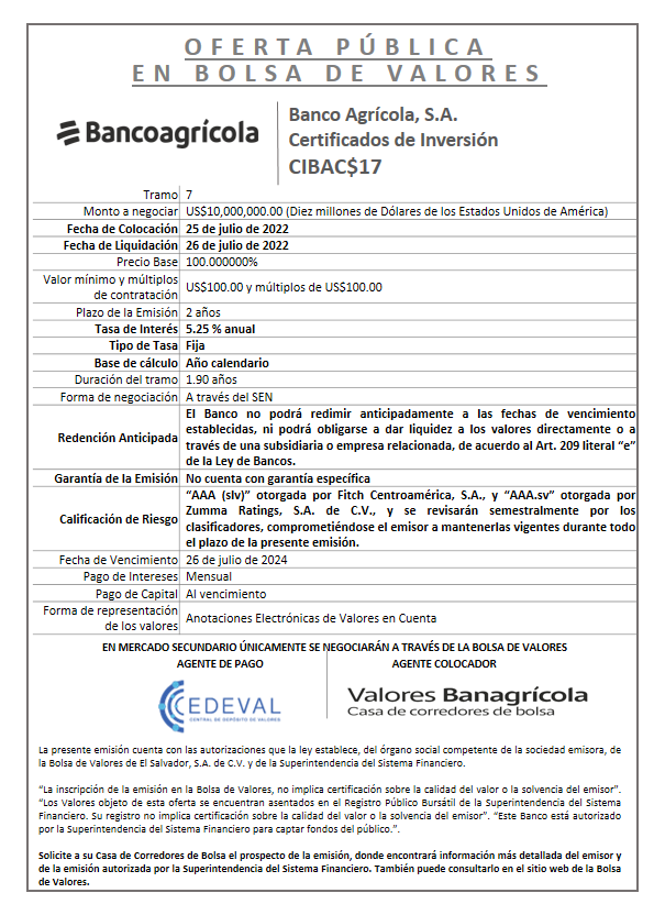 AVISO COLOCACION CIBAC17 T7