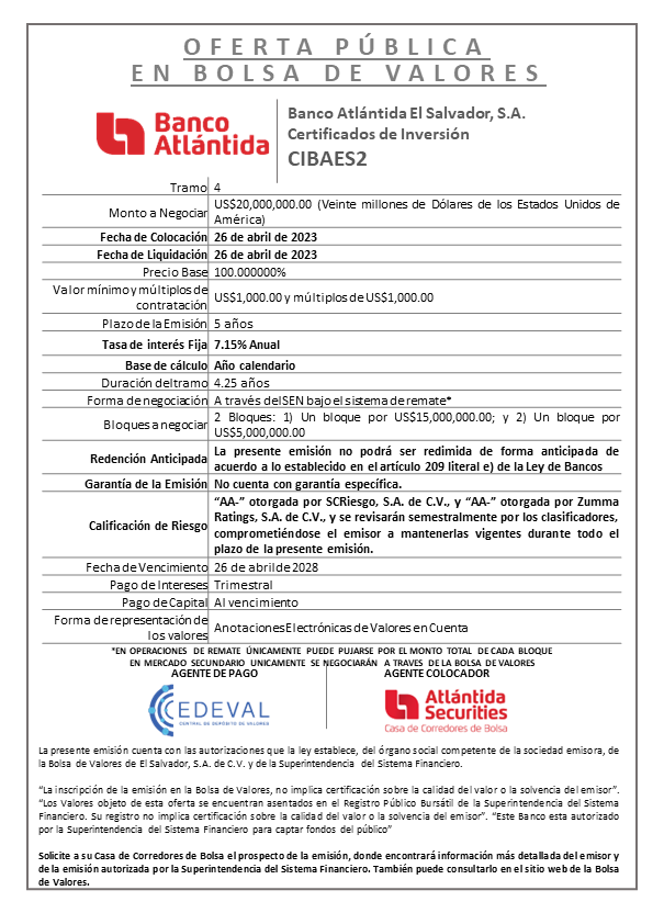 AVISO COLOCACION CIBAES2 T 4