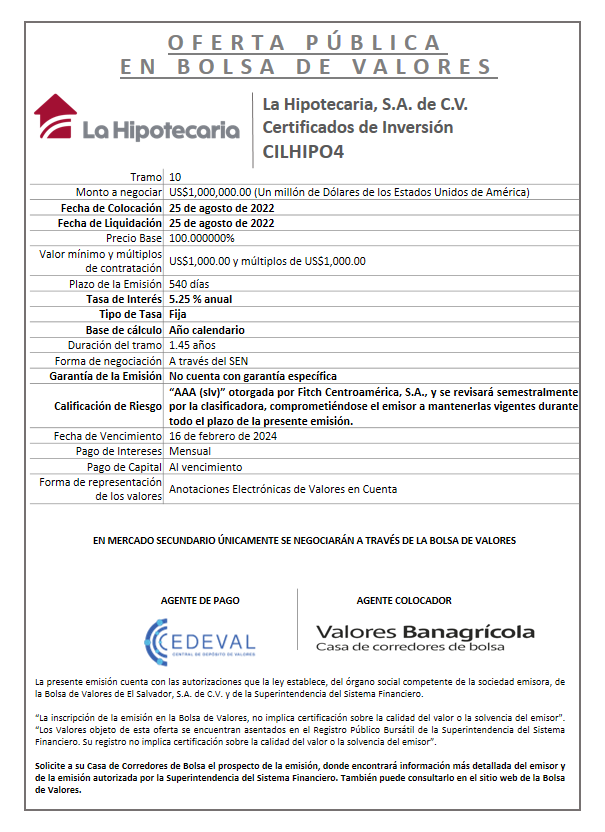 AVISO COLOCACION CILHIPO4 10