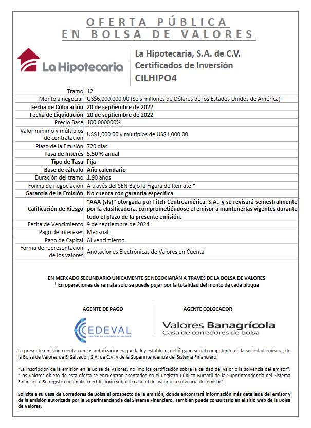 AVISO COLOCACION CILHIPO4 12
