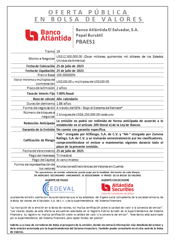 AVISO COLOCACION PBAES1 T 19