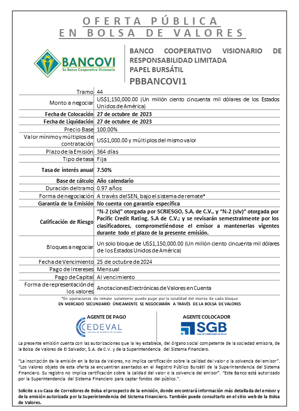 AVISO COLOCACION PBBANCOVI1 T 44