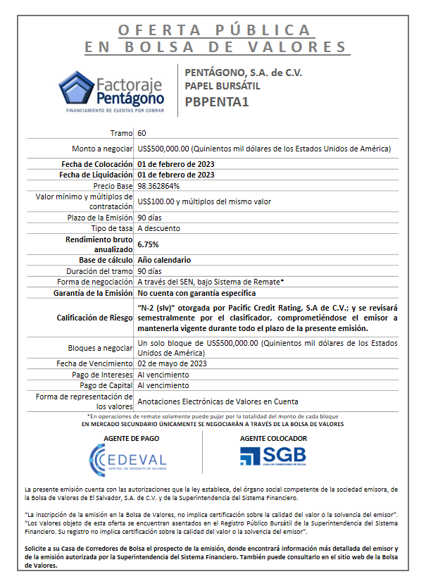 AVISO COLOCACION PBPENTA1 T 60