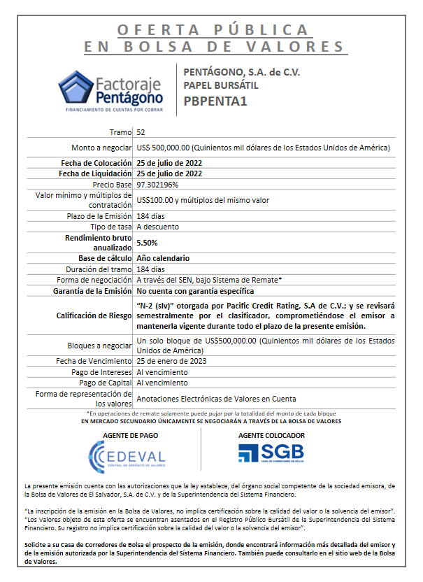 AVISO COLOCACION PBPENTA1 T52
