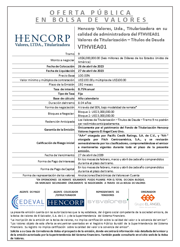 AVISO COLOCACION VTHVIEA01 T 9