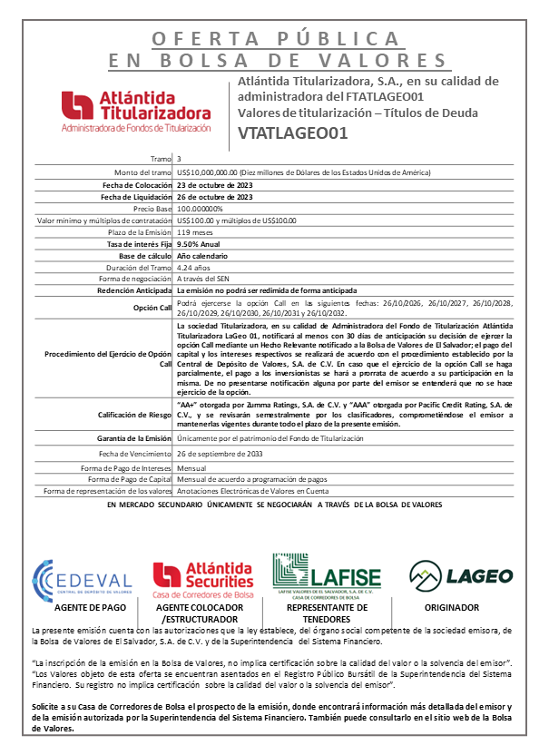 Publicacion aviso de colocación VTATLAGEO01 T3